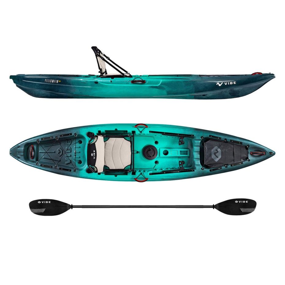 Vibe Yellowfin 120 Kayak Package Electric Surf Sports