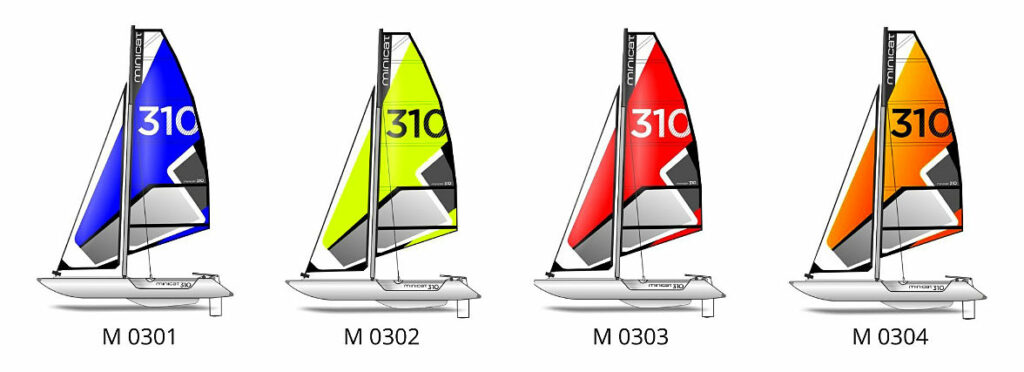 Minicat 310 Sport colors
