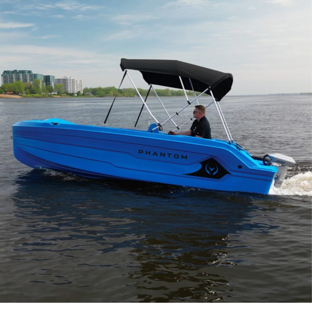 Vision Marine Phantom Rotomolded Boat - Lifestyle image 2