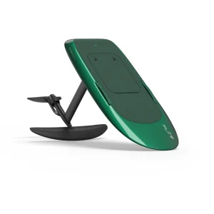 Jade Fliteboard ICON Carbon electric hydrofoil surfboard (eFoil) with black mast and foil wings.