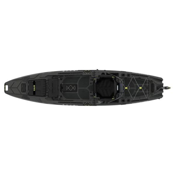 CAJO-Outpost128-Carbon-V1 CAJO Outpost 128 PDL in Carbon Gray Top view
