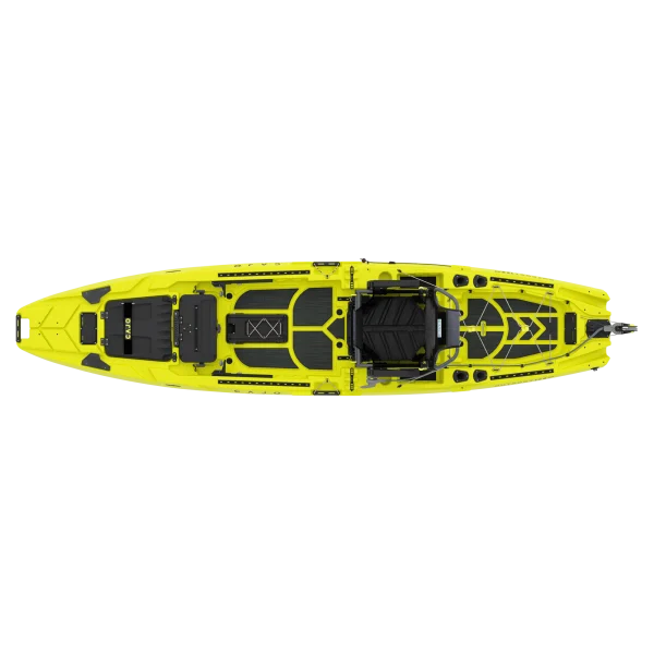 CAJO-Outpost128-Seagrass-V1 CAJO Outpost 128 PDL in Seagrass Yellow Top view