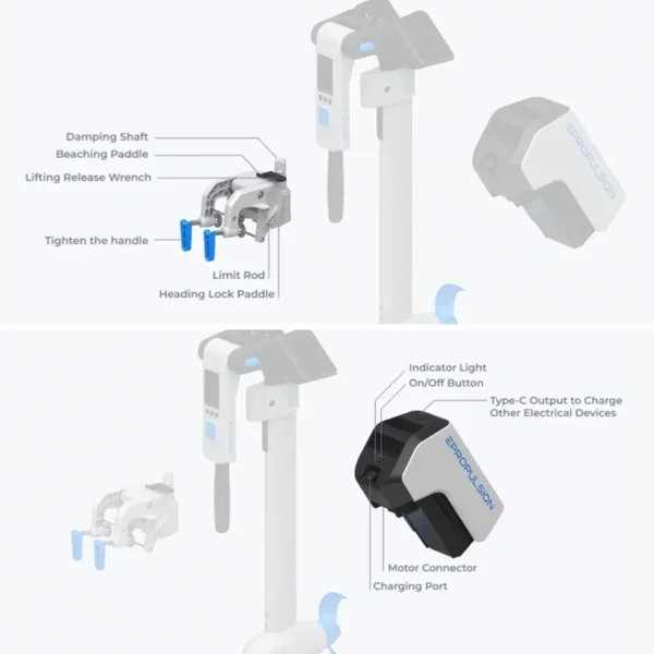 ePropulsion Spirit 2 Electric Outboard Motor 5HP ePropulsion Spirit 2 Electric Outboard Motor 5HP